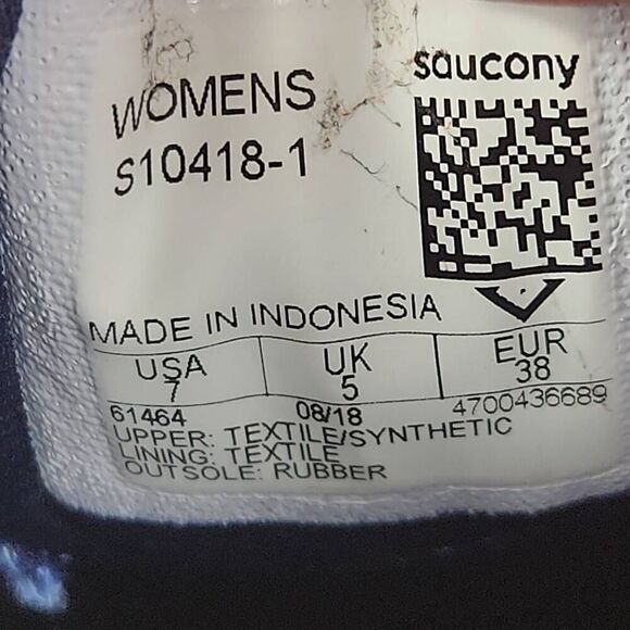 Saucony Kinvara 9 Women's running shoes Size 7 Blueish Purple & Teal - Picture 10 of 10